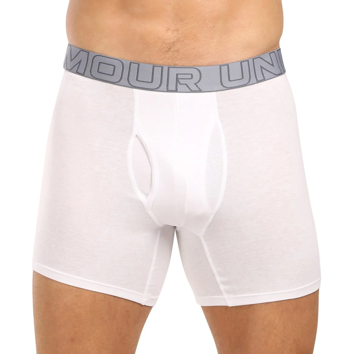 Under Armour 3PACK pánské boxerky bílé (1383889 100) 3XL