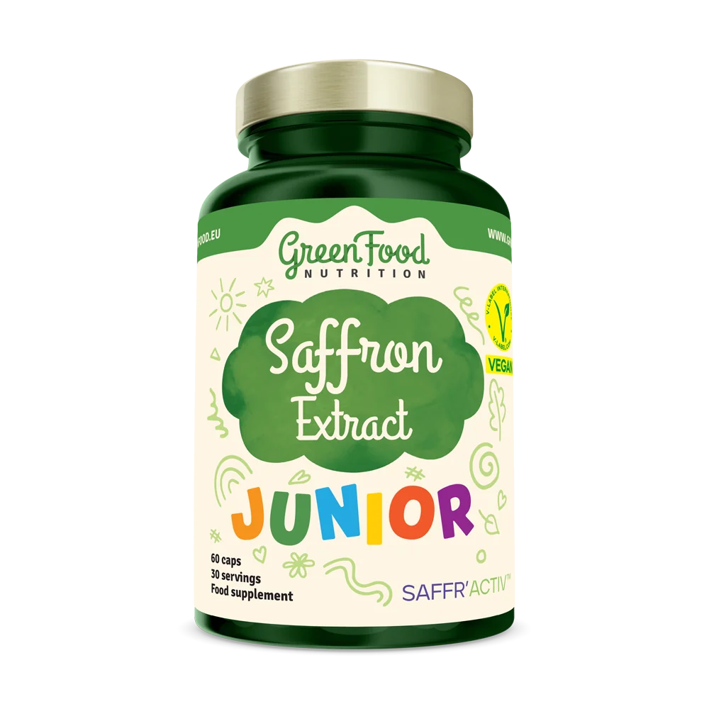 GreenFood Nutrition Junior Saffron Extract 60 kapslí