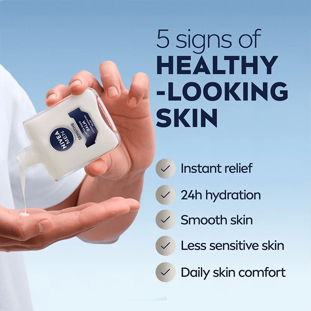 Nivea Men Sensitive balzám po holení pro muže 100 ml