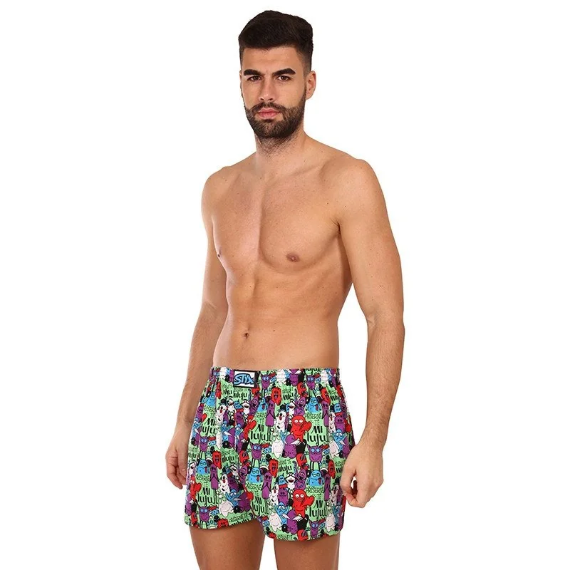 Styx Pánské trenky art klasická guma nadrozměr příšerky (E1555) 4XL
