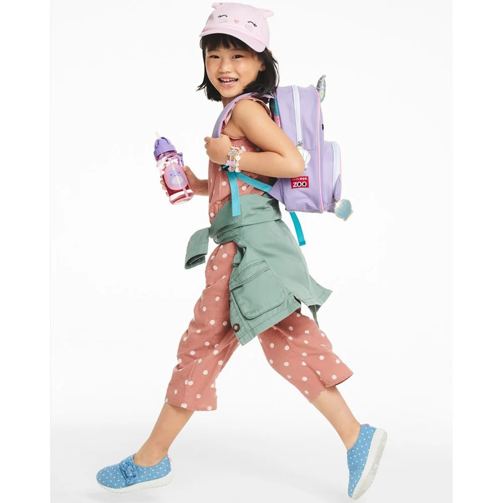 SKIP HOP Zoo Hrnek s brčkem PP bez PVC a BPA Narval 12m+