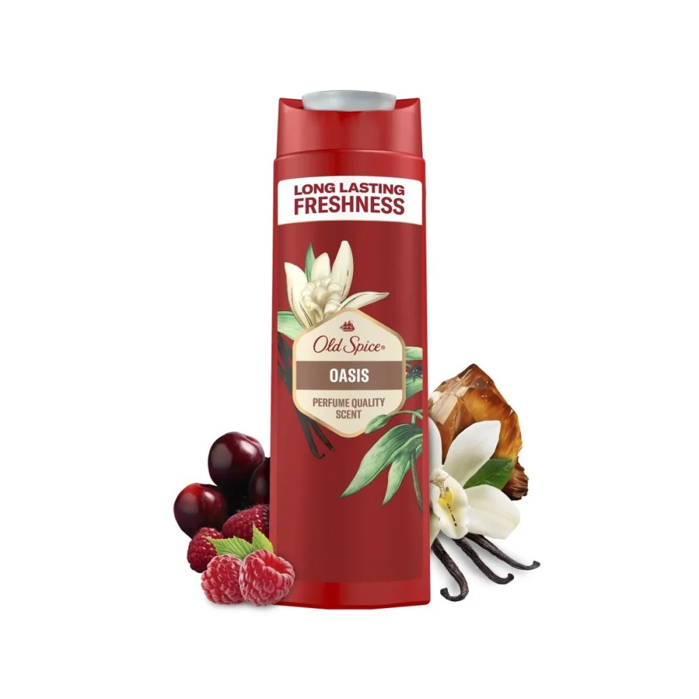 Old Spice Oasis Pánský sprchový gel a šampon 400 ml