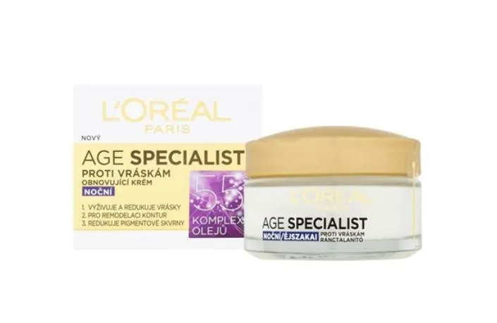 Loréal Paris Age Specialist 55+ noční krém proti vráskám 50 ml