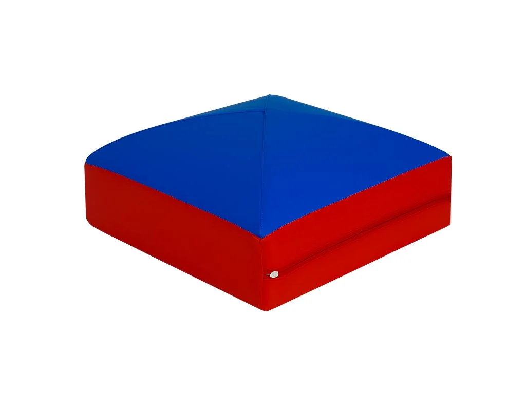 TheraToys Balanční modul - kámen, 40 x 19 x 40 cm Barva: Modro-červená