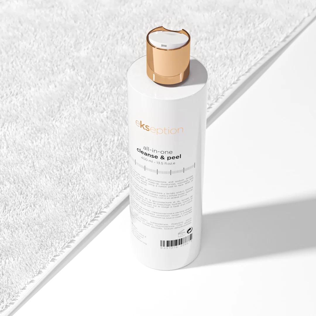 Ekseption all-in-one cleanse & peel - Čistící a odličovací mléko 400 ml