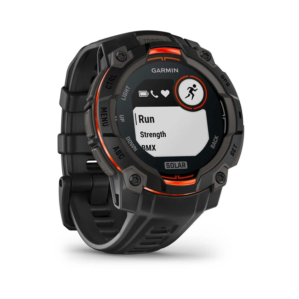 Garmin Instinct 3 Solar 45 mm chytré hodinky Black