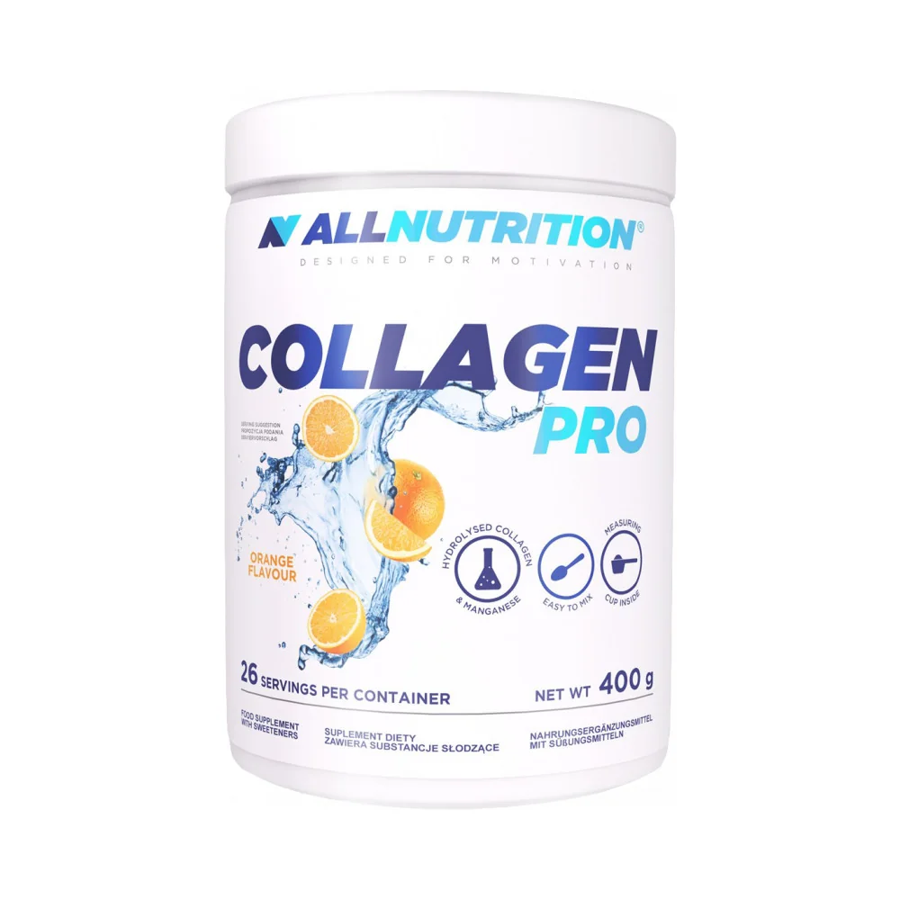 AllNutrition Collagen PRO 400g - pomeranč