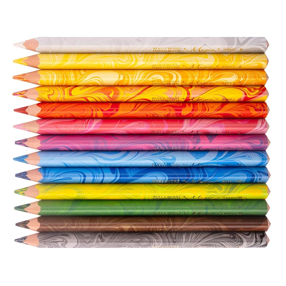 KOH-I-NOOR MAGIC 3408/12+1 - trojhranné pastelky TR 11 - 12+1 ks 