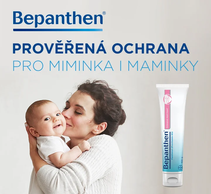 Bepanthen. Prověřená ochrana pro miminka i maminky.