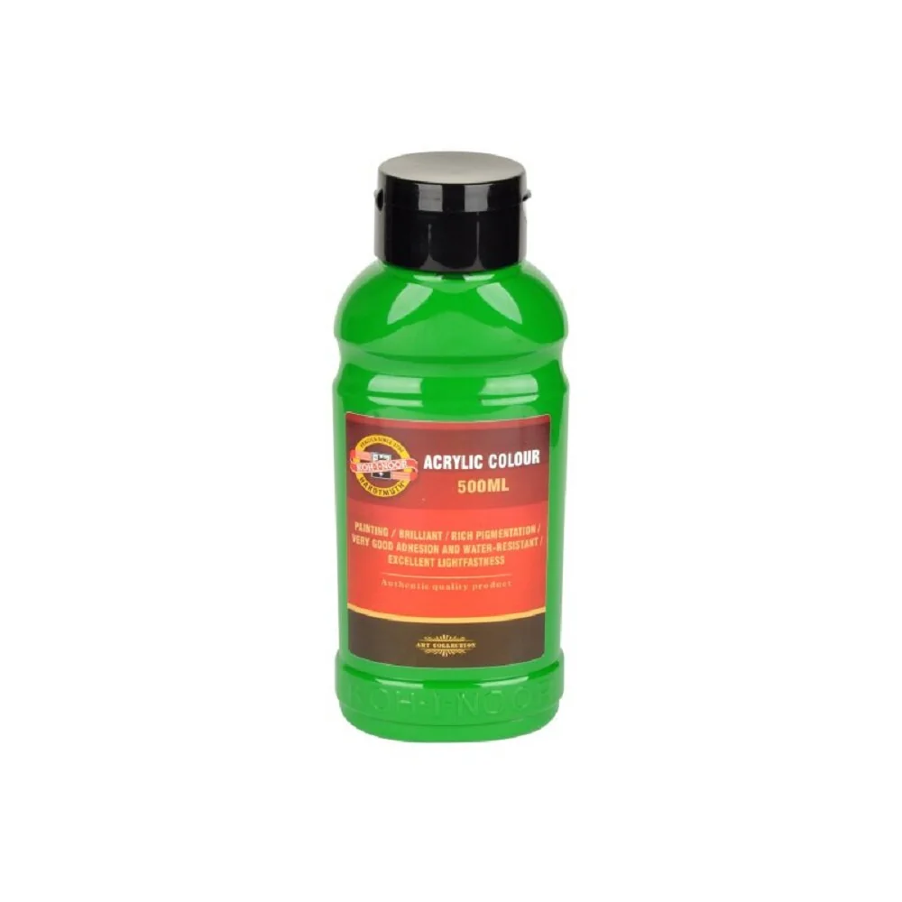 KOH-I-NOOR 1627/0520 - akrylová barva 500 ml, zeleň permanentní