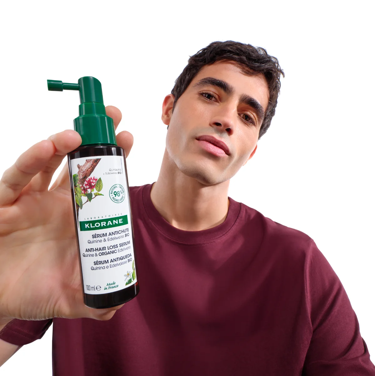 KLORANE Sérum při vypadávání vlasů s chininem a BIO protěží alpskou 100 ml