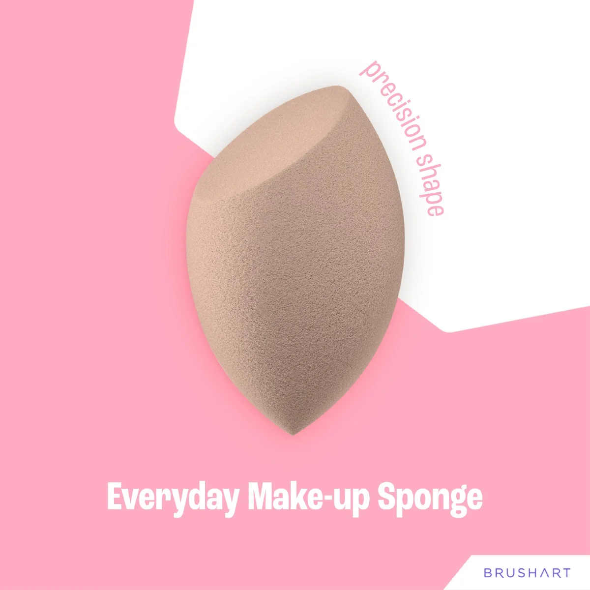 BrushArt Houbička na make-up Everyday 1 ks Beige