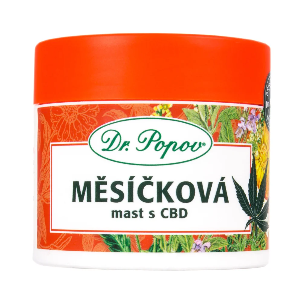 Dr. Popov Měsíčková mast s CBD 50 ml