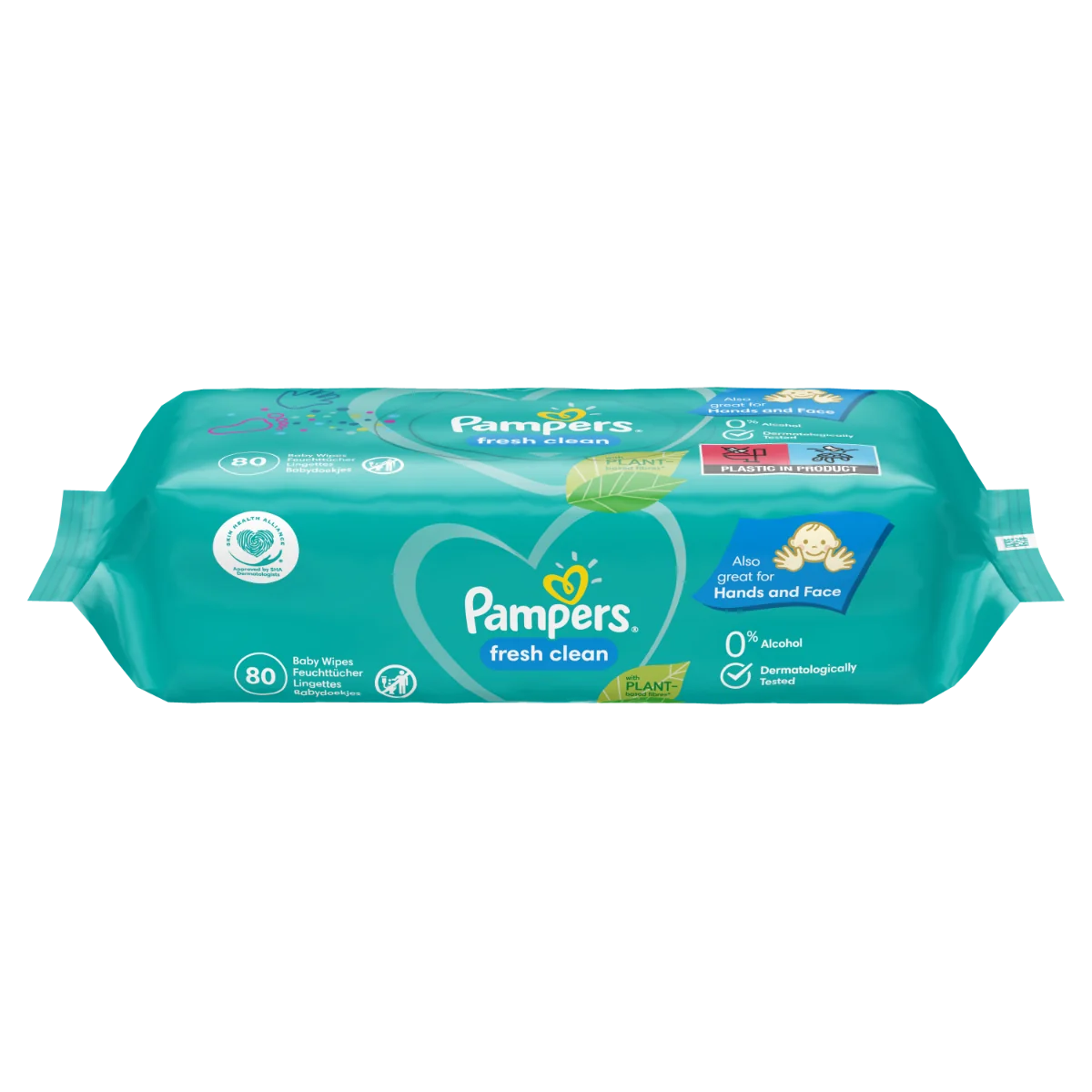 Pampers Fresh Clean vlhčené ubrousky 15x80 ks