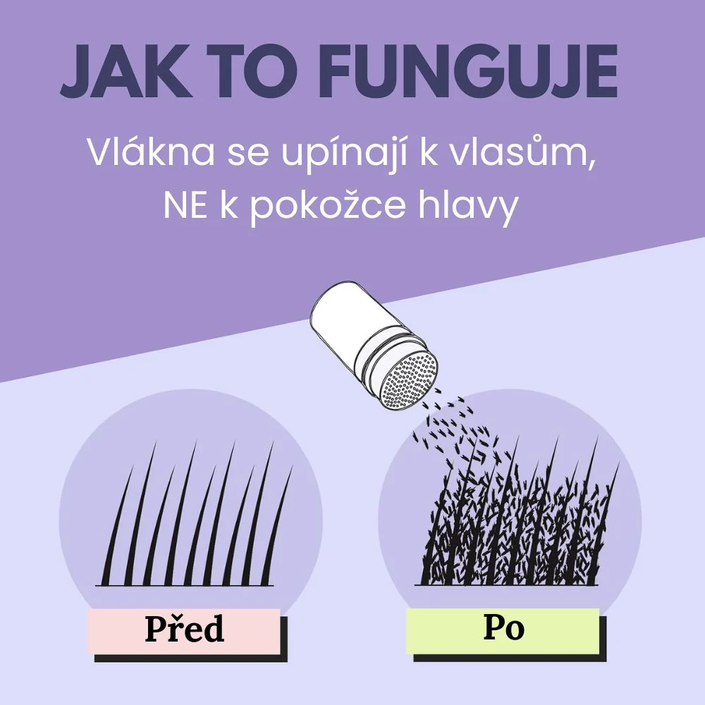 Toppík Vlasová vlákna tmavě hnědá 12 g