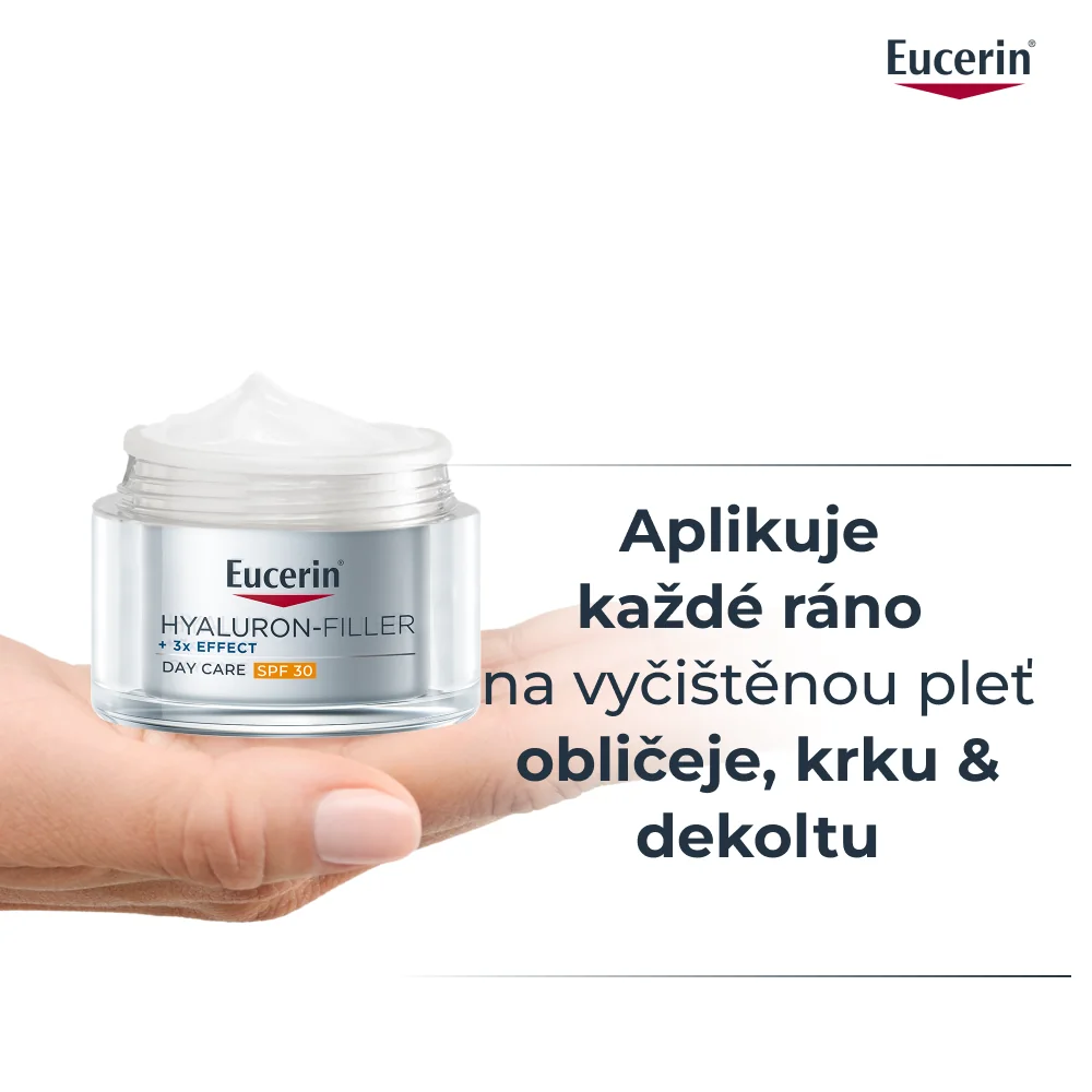 Eucerin Hyaluron-Filler + 3x Effect denní krém SPF30 proti vráskám 50 ml náhradní náplň