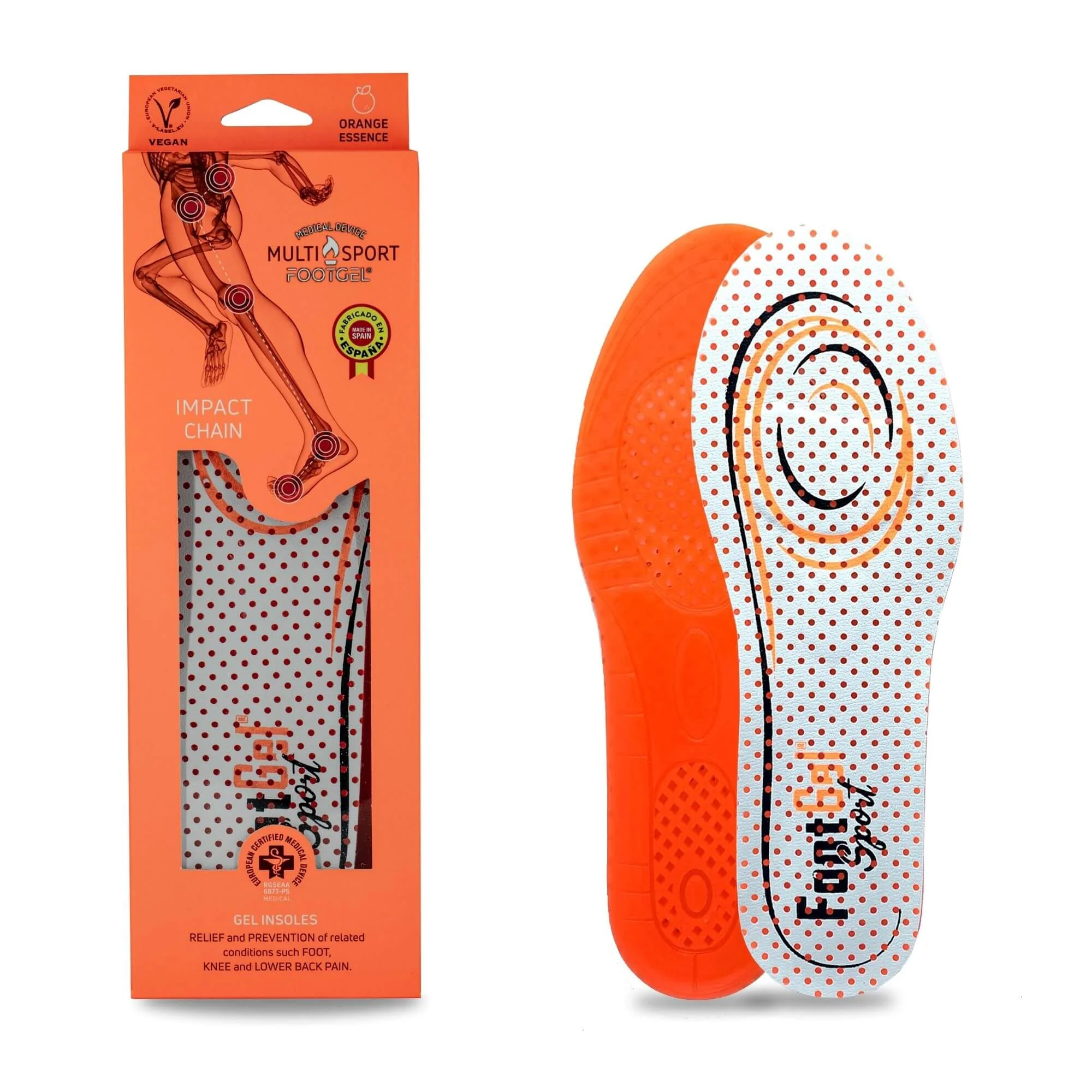 FOOTGEL Vložky do bot MULTISPORT EU 35-38