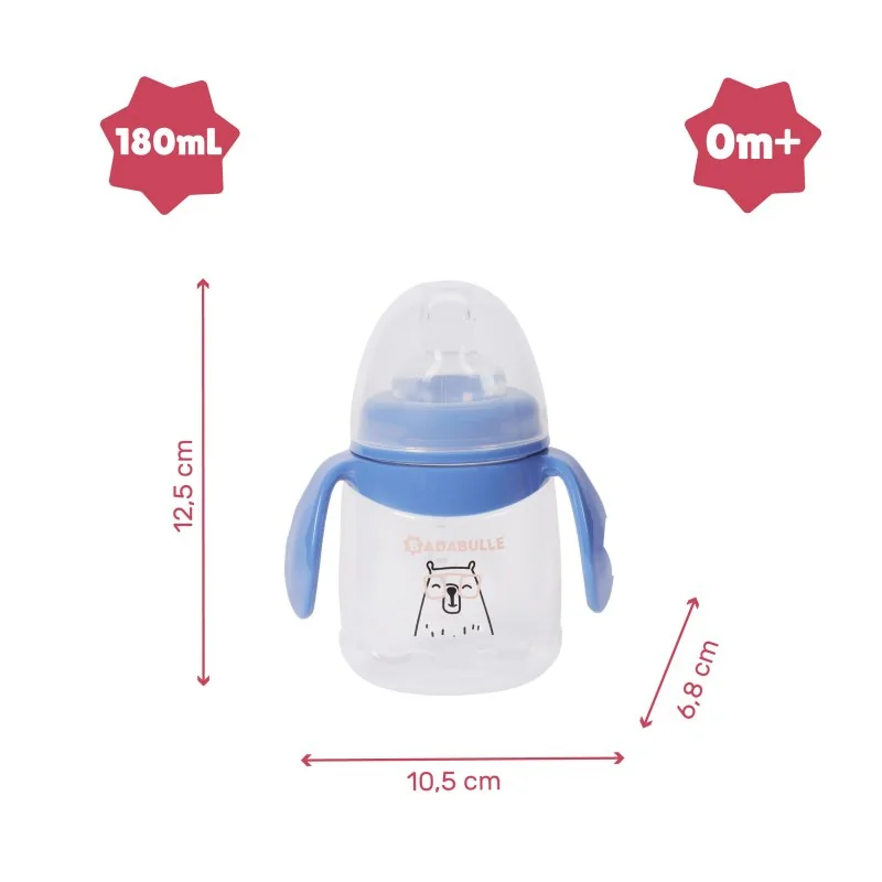 Badabulle nekapající hrníček s úchyty 180ml 1ks