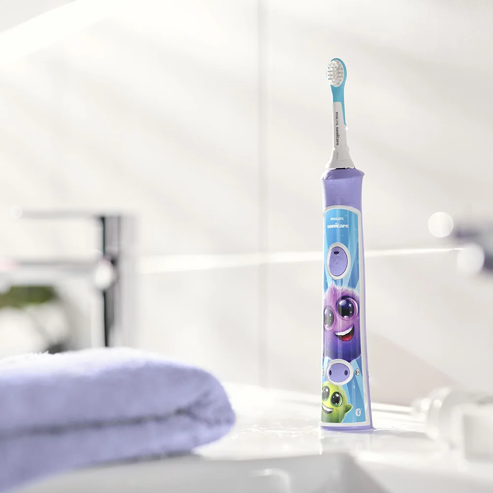 Philips Sonicare for Kids HX6322/12 dětský sonický zubní kartáček fialový