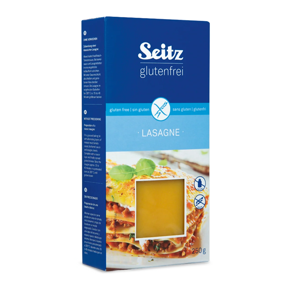 SEITZ Těstoviny Lasagne těstoviny bez lepku 250 g