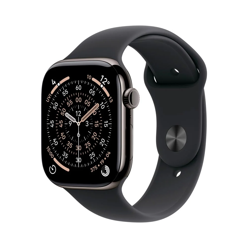 Apple Watch 11 42 mm titan, sportovní řemínek M/L chytré hodinky