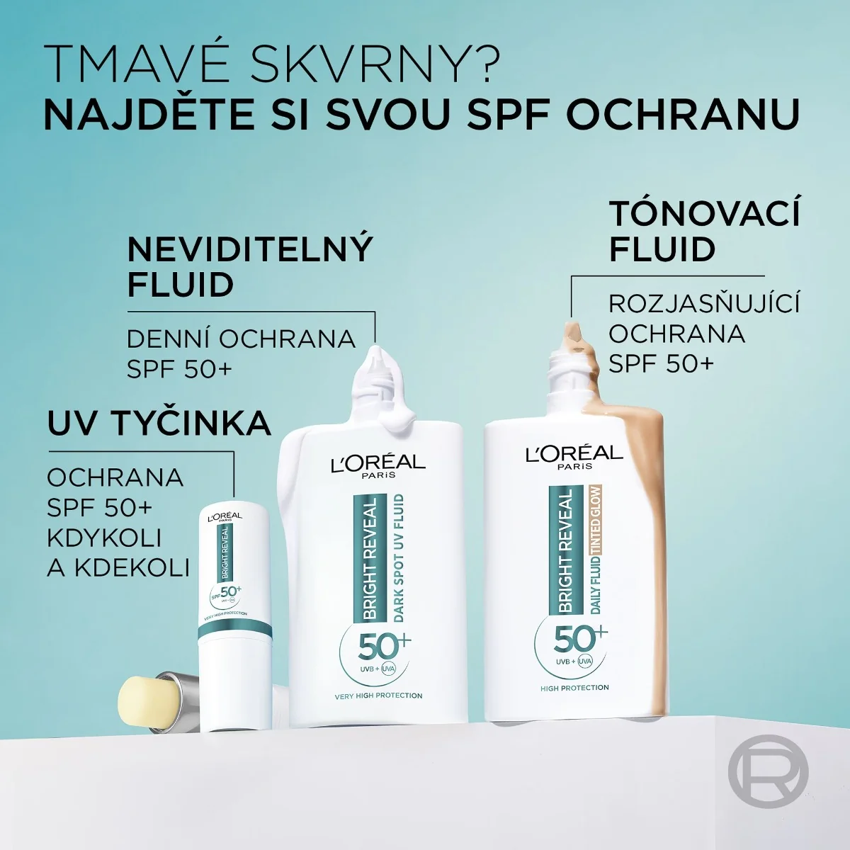 Loréal Paris Bright Reveal Denní UV tyčinka SPF50+ 9 ml