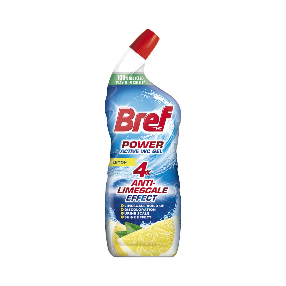 Bref Power Aktiv Gel Lemon gel na WC 750 ml