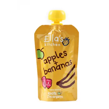 Ellas Kitchen BIO Ovocné pyré jablko a banán kapsička 120 g