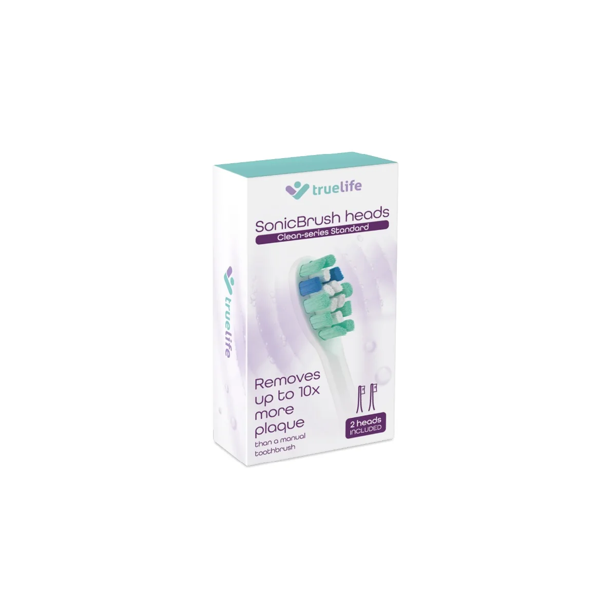 Truelife SonicBrush CleanSeries Standard náhradní hlavice 2 ks bílé