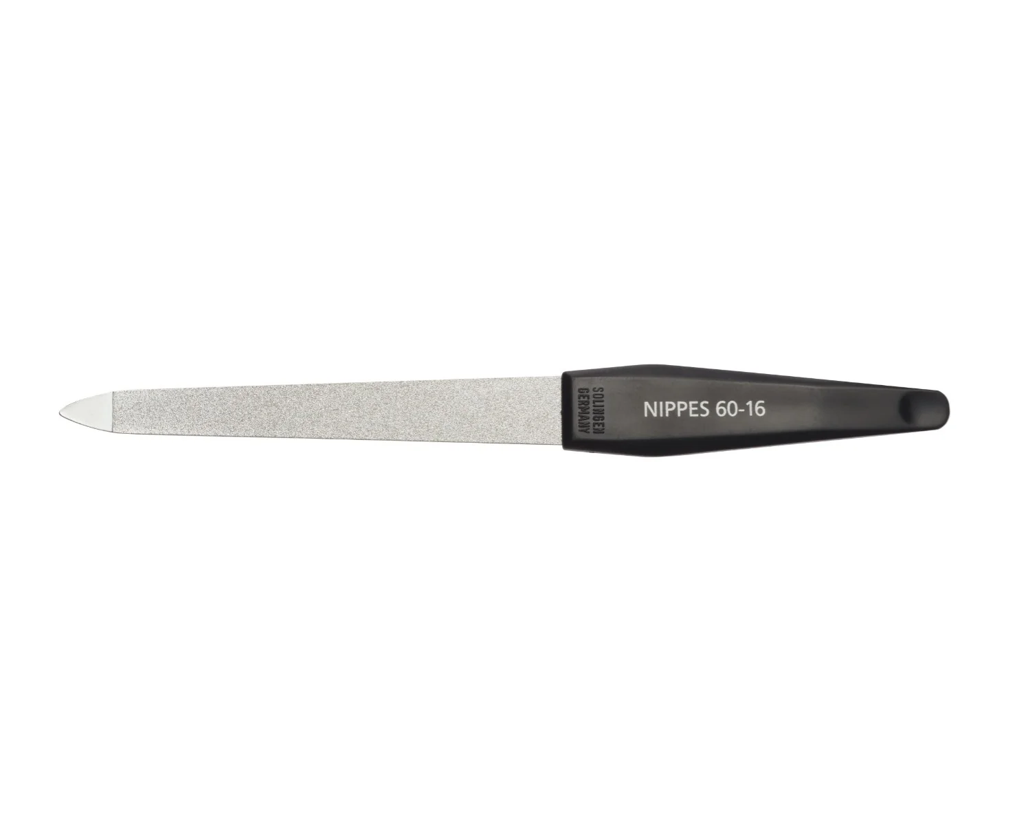 Nippes Solingen Pilník safírový špičatý černý 16 cm 1 ks