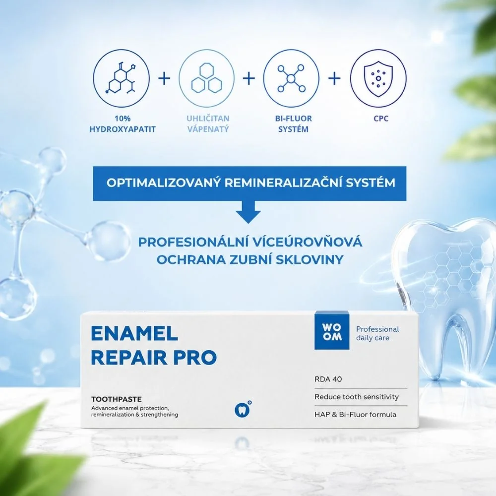 WOOM Enamel Repair Pro zubní pasta 50 ml