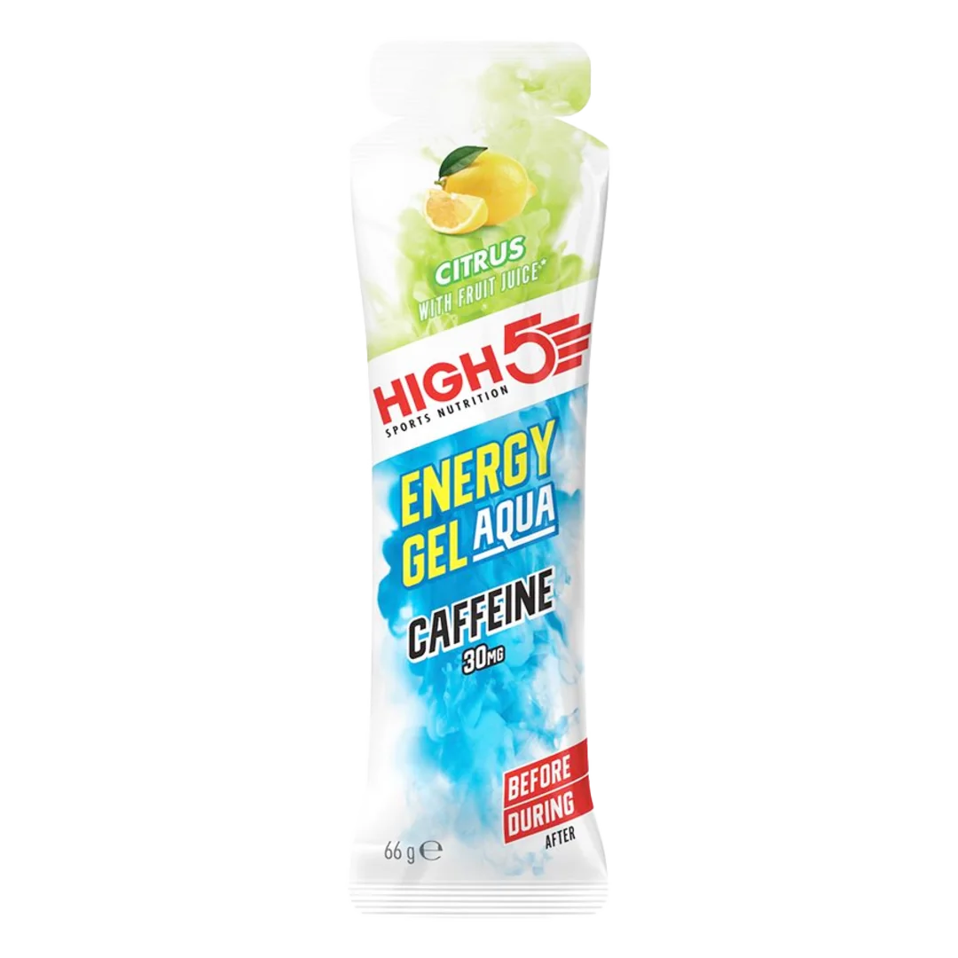 HIGH5 Energy Gel Aqua Caffeine 66g - citrus