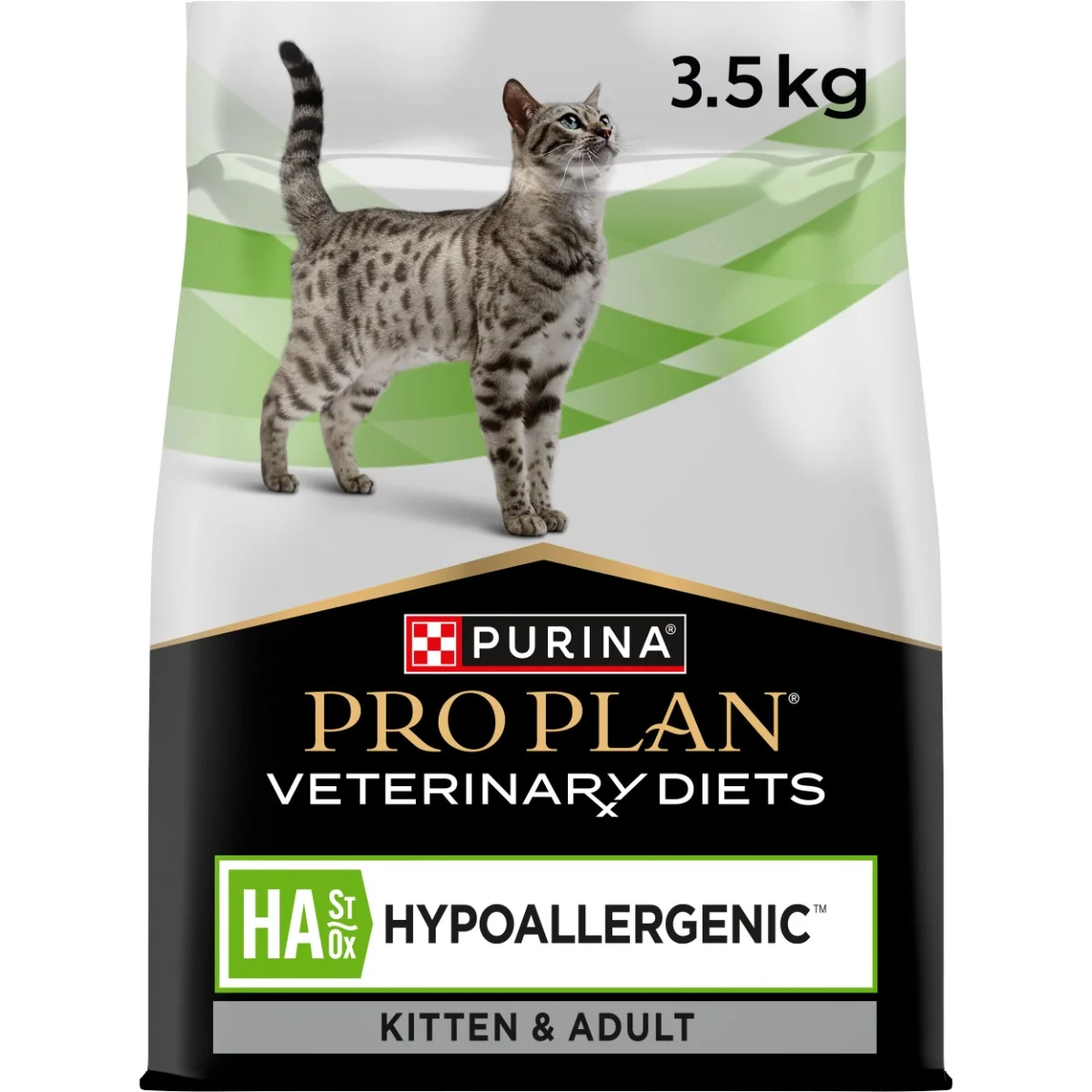Purina Pro Plan Veterinární diety HA Hypoallergenic granule pro kočku 3,5 kg