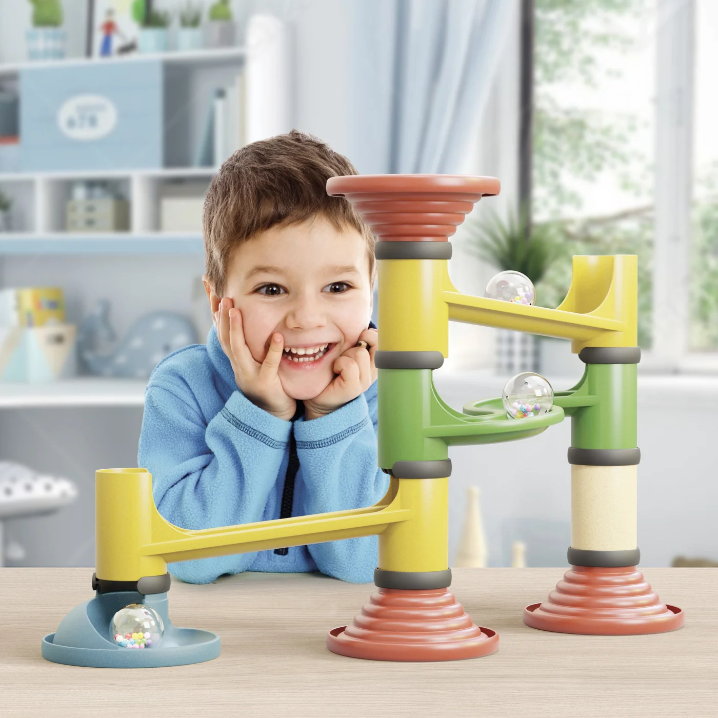 Quercetti PlayBio - Migoga Junior - velká kuličková dráha