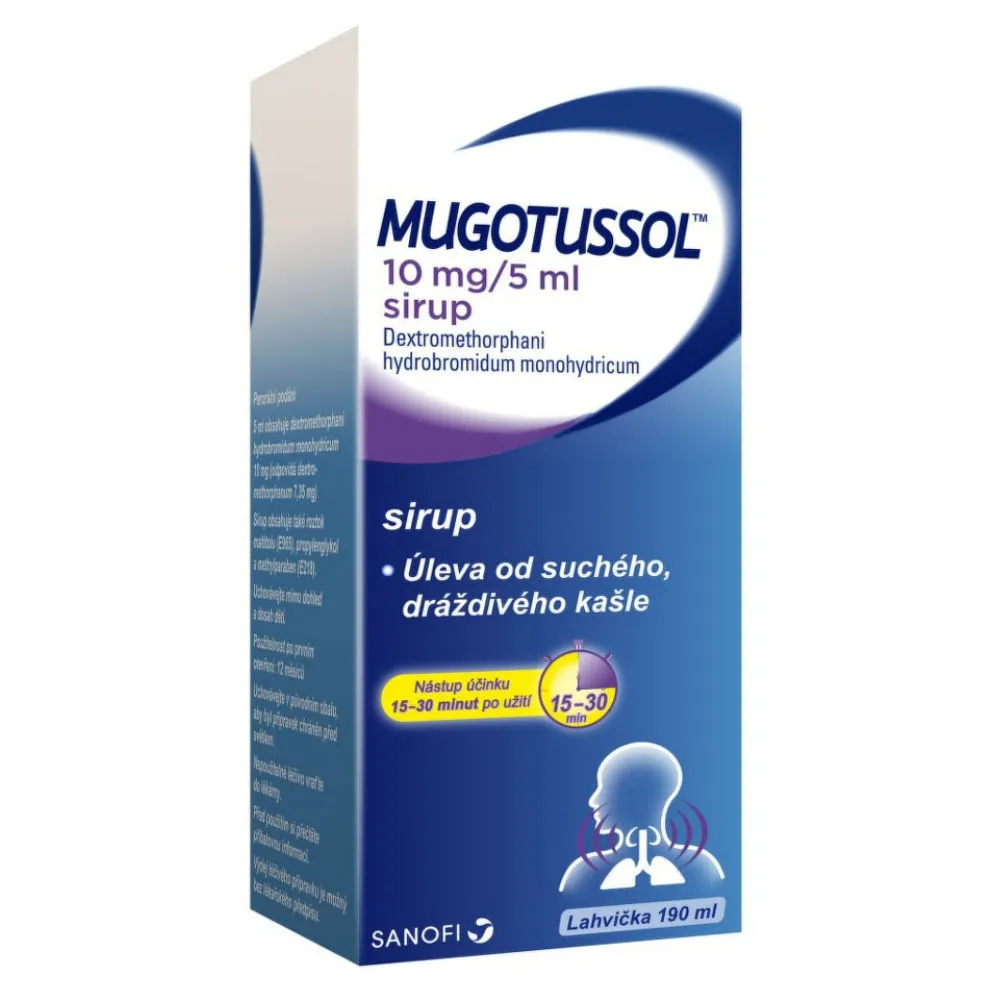 Mugotussol 10 mg/5 ml sirup 190 ml