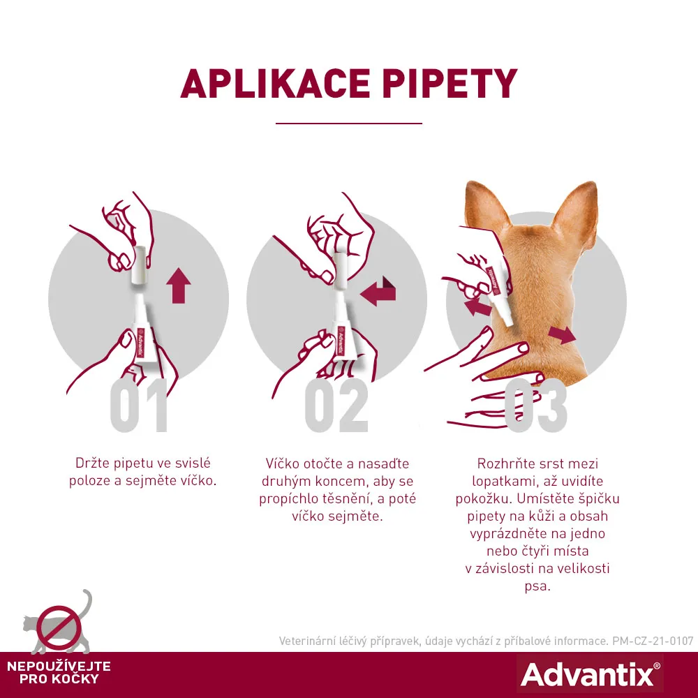 Advantix pro psy od 40 do 60 kg spot-on 1x6 ml