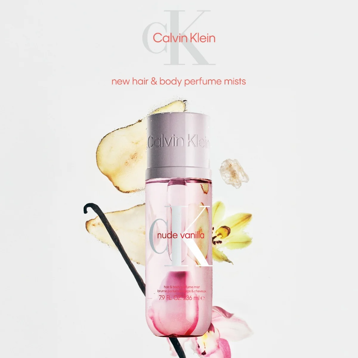 Calvin Klein Body Mist Nude Vanilla parfémovaná mlha 100 ml