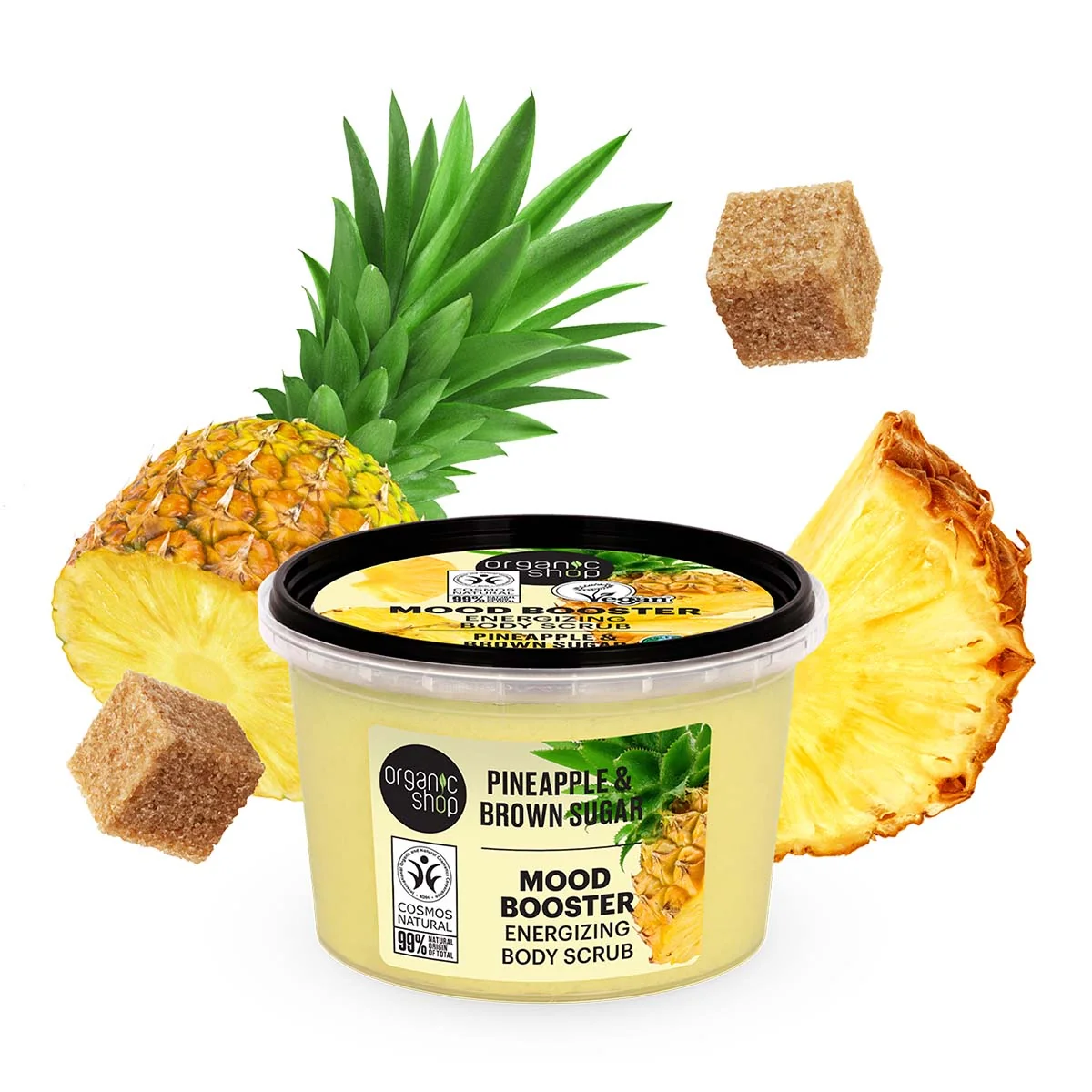 Organic Shop Tělový peeling Ananas a hnědý cukr 250 ml