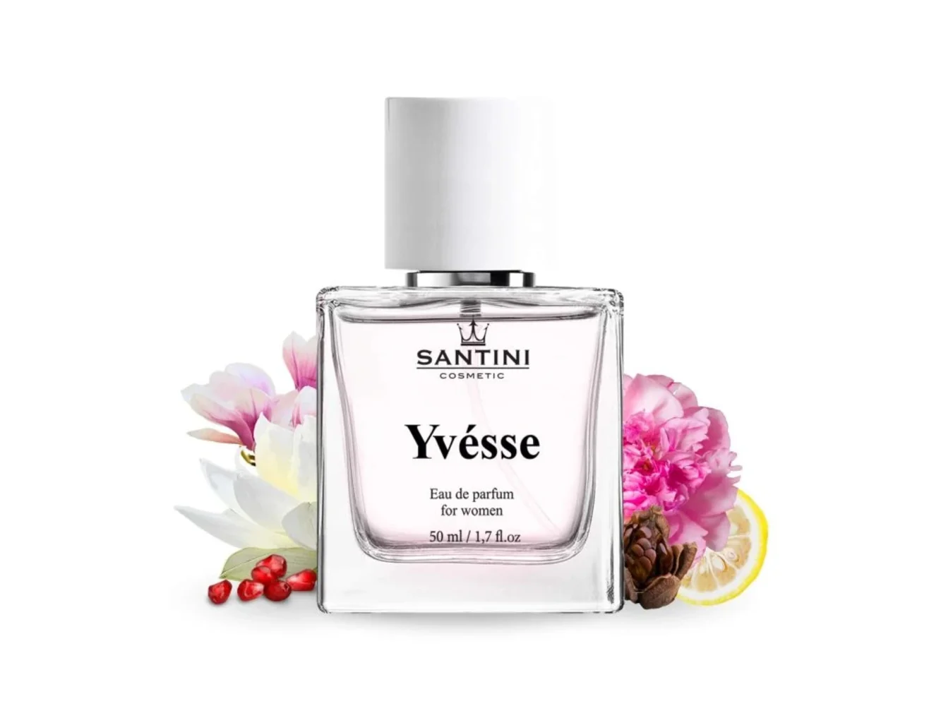 Santini Parfémovaná voda pro ženy - Pink Yvésse, 50ml