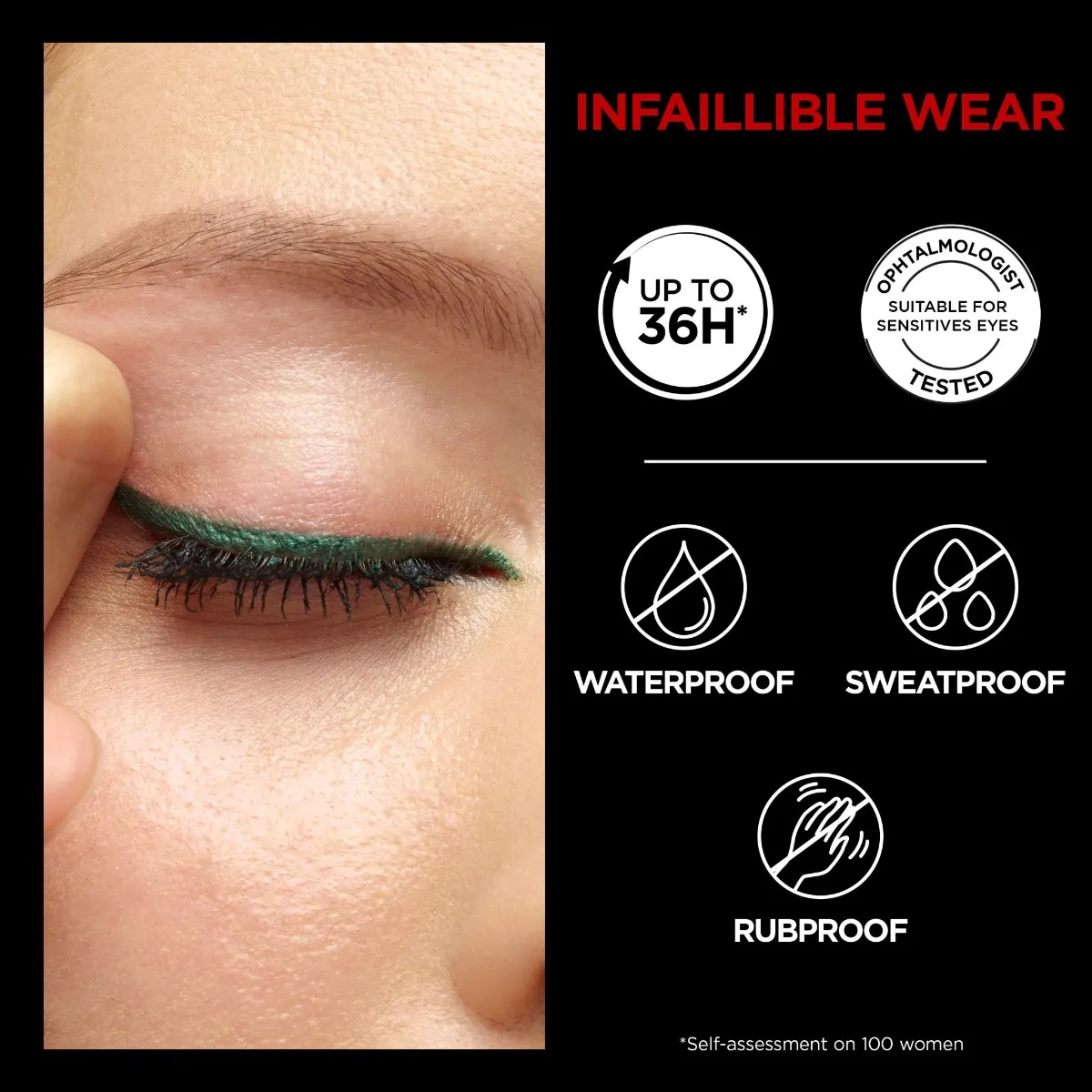 Loréal Paris Infaillible Grip 36h Gel Automatic Liner tužka na oči černá