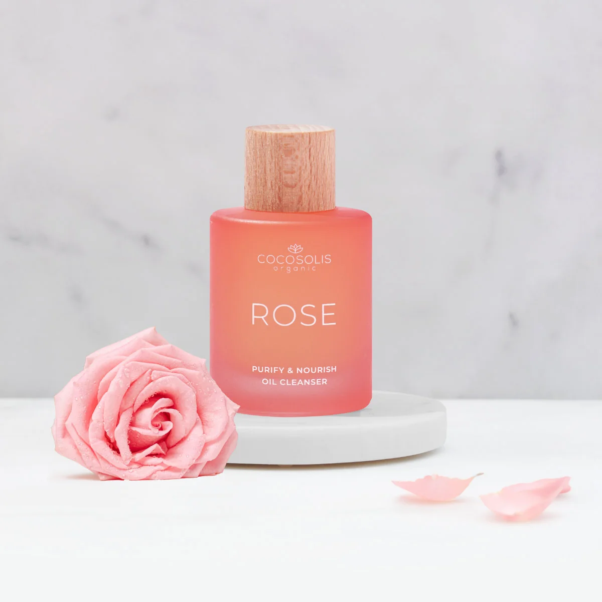 COCOSOLIS Rose čisticí pleťový olej s vyživujícím účinkem 50 ml