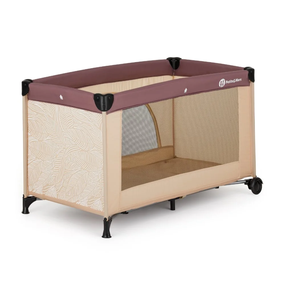 Petite&Mars Postýlka cestovní Nyja Urban Jungle Sand