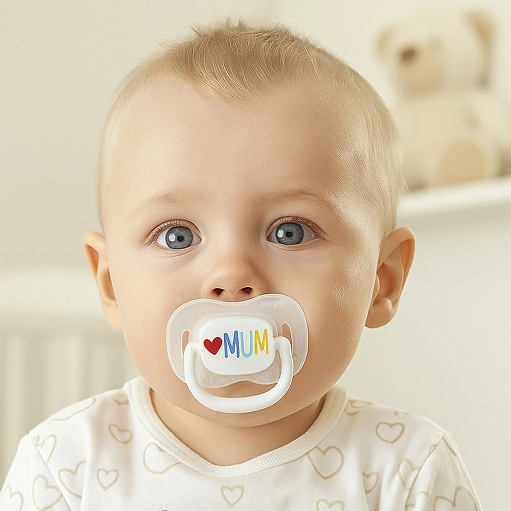 Canpol babies Mum&Dad Svítící silikonový dudlík symetrický 0–6m 2 ks