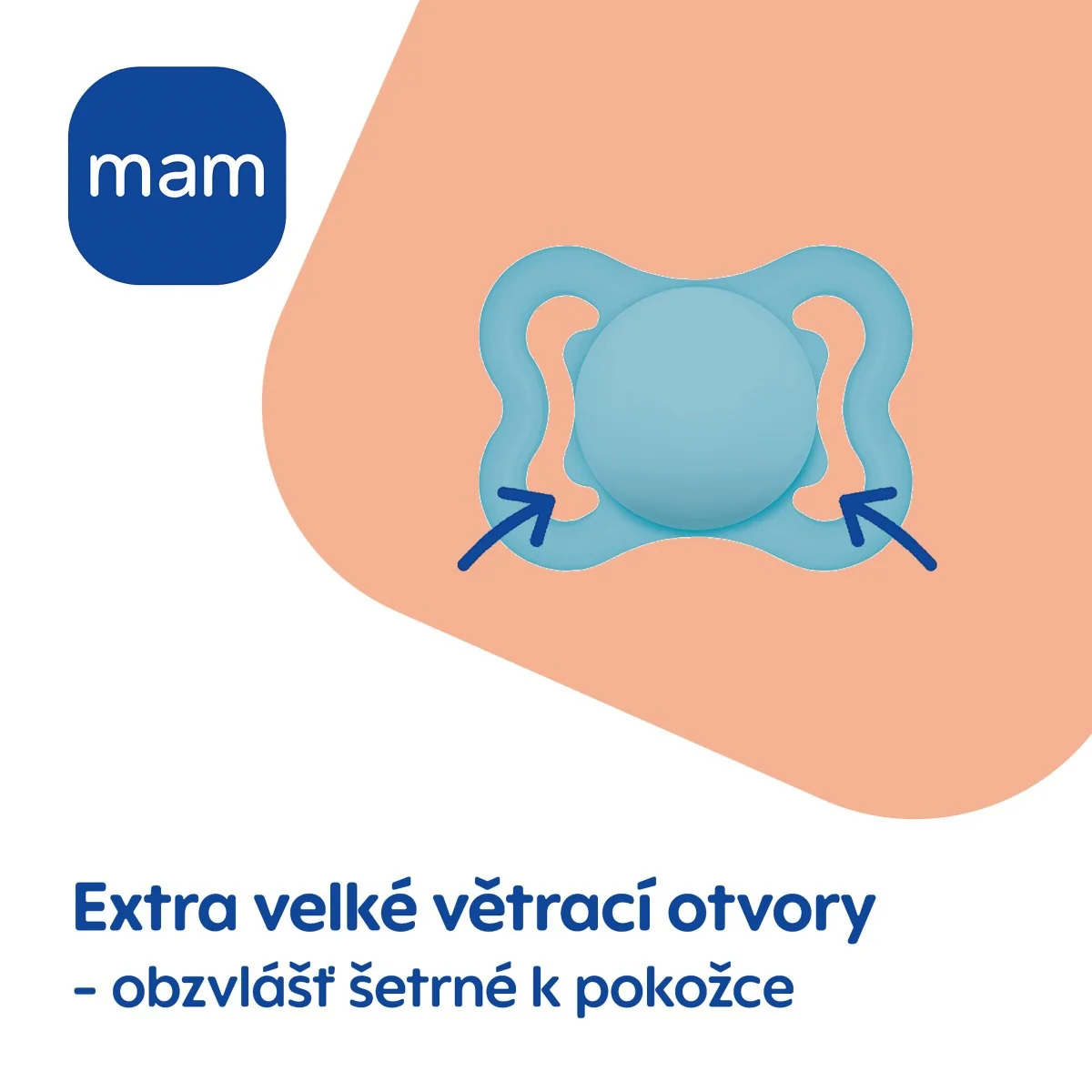 MAM Dudlík Supreme 0m+ 2 ks béžový/šedý