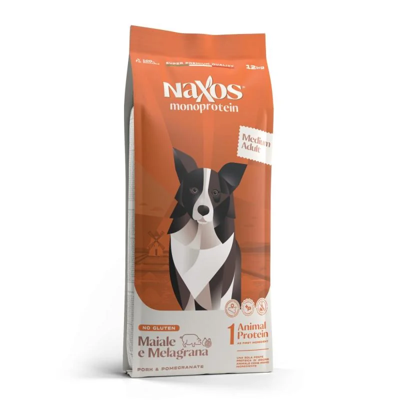 Adragna NAXOS monoprotein adult medium vepřové maso s granátovým jablkem 12kg