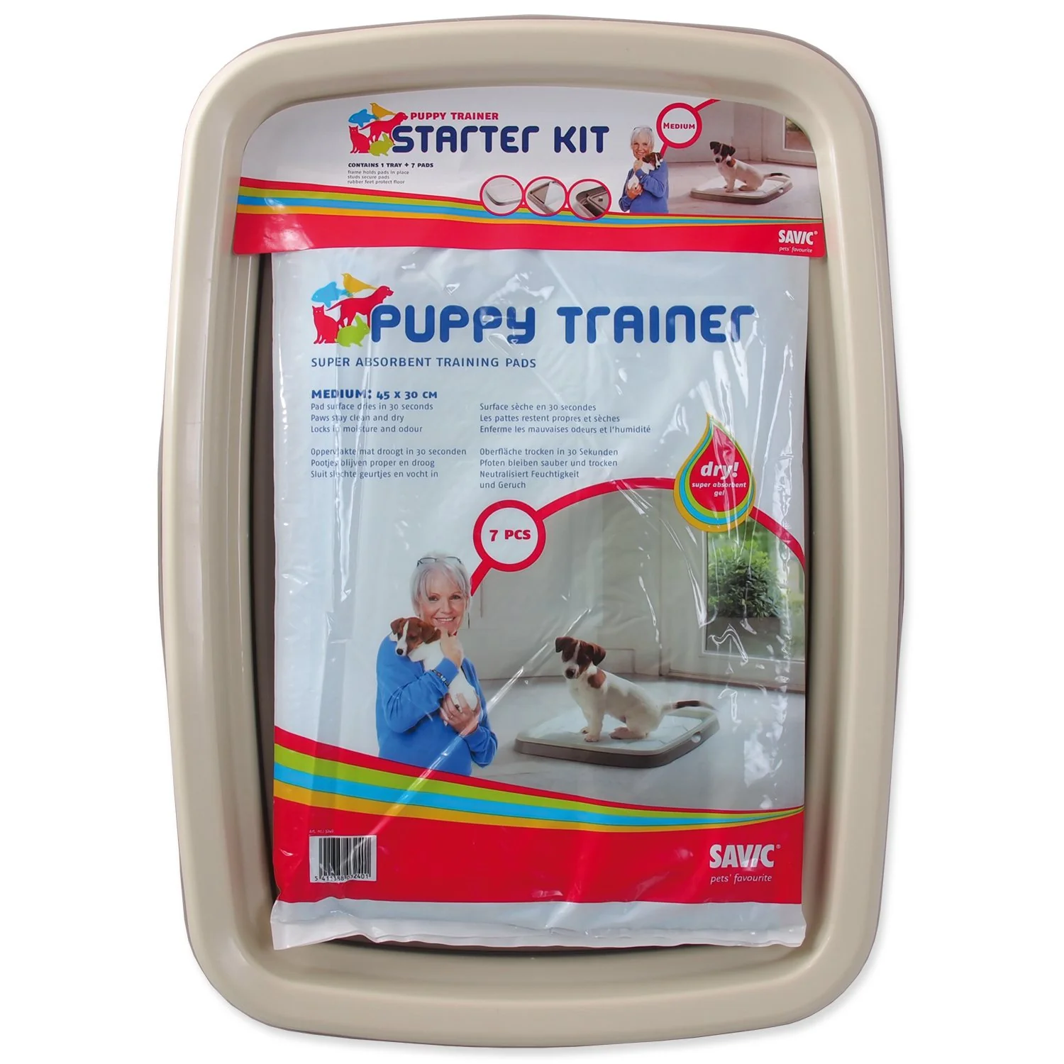 SAVIC Podložka Puppy trainer M 48x35cm 7ks