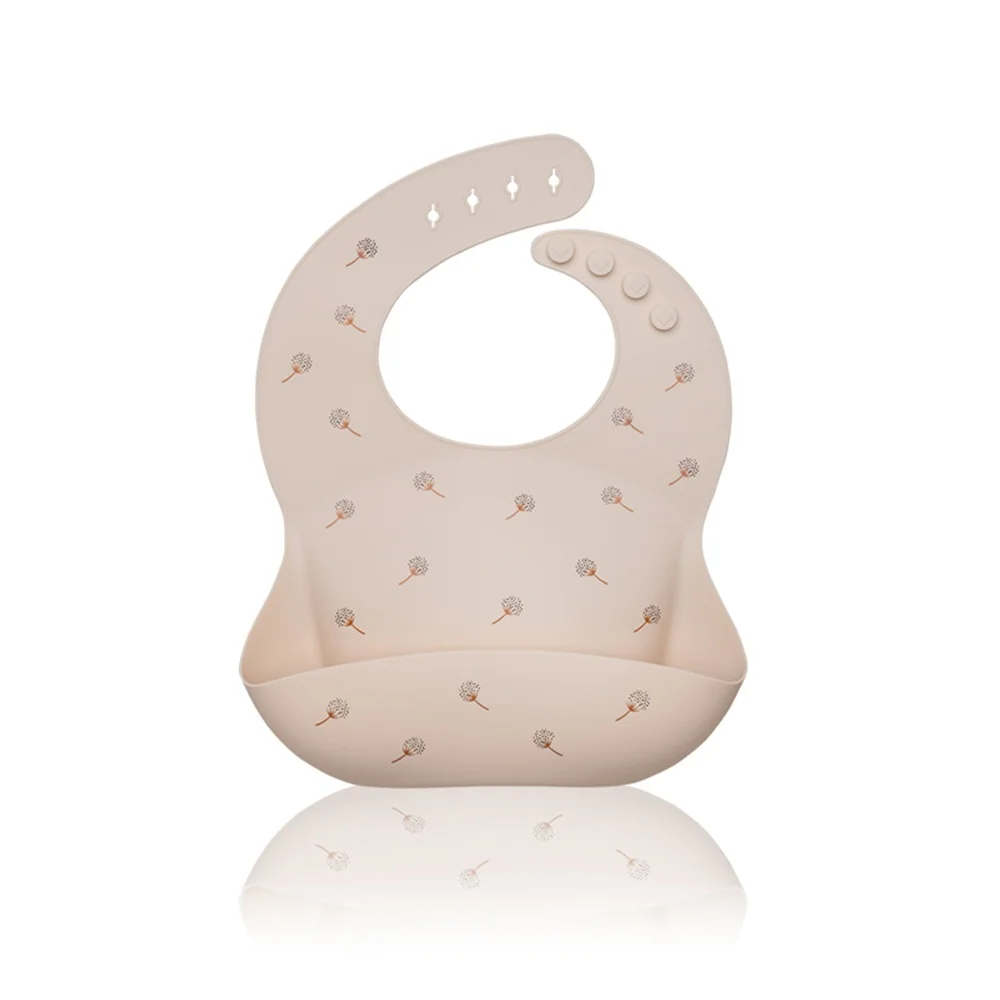 Petite&Mars Bryndák silikonový Sam Beige Dandelion 6m+ 1 ks