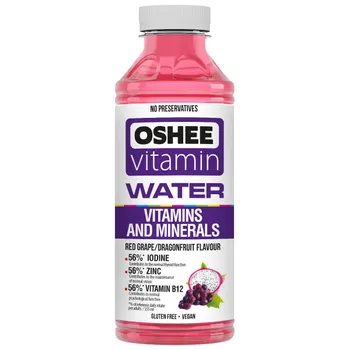 OSHEE Vitamínová voda minerály & vitamíny hrozen–pitaya 555 ml