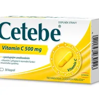 Cetebe Vitamin C 500 mg s postupným uvolňováním