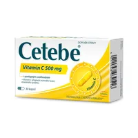 Cetebe Vitamin C 500 mg s postupným uvolňováním